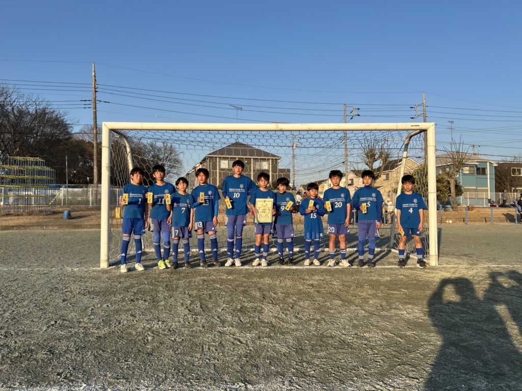 令和7年度若葉区少年サッカー大会6年生の部　準優勝🥈